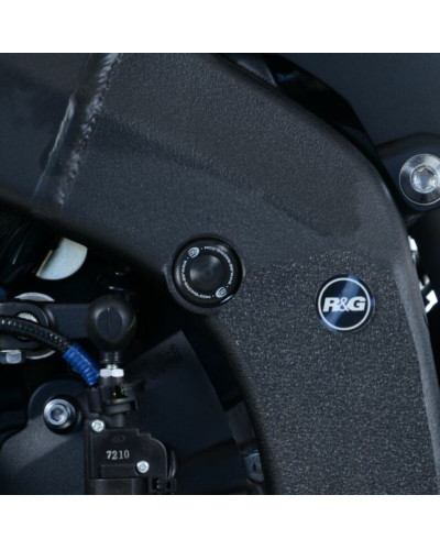 Axe de Roue Moto RG RACING Insert de cadre gauche R&G RACING noir Yamaha R6