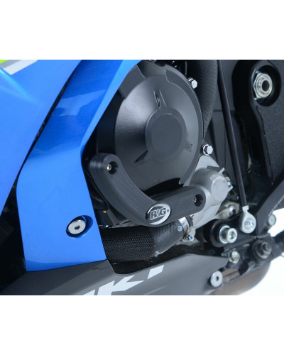 Sabot Moteur Moto RG RACING Slider moteur gauche R&G RACING noir Suzuki GSX-R1000