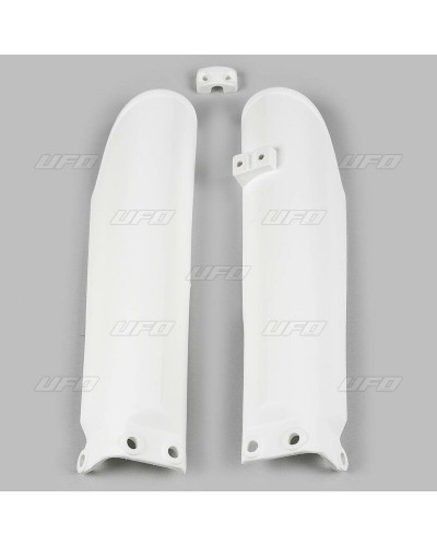 Protège Fourche Moto UFO Protections de fourche UFO blanc KTM SX85