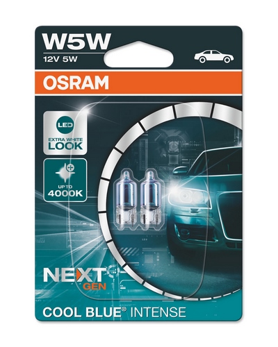 Ampoules Moto OSRAM Ampoule OSRAM Cool Blue Intense W5W 12V/5W - X1