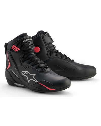 Baskets Moto ALPINESTARS Stella Faster-4 Drystar noir-rose Baskets Moto ALPINESTARS Stella Faster-4 Drystar noir-rose