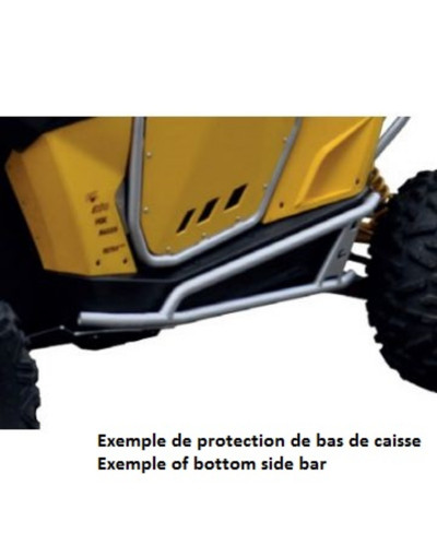 Caches Latéraux Moto ART Protection de bas de caisse CROSS-PRO Polaris RZR 1000 XP