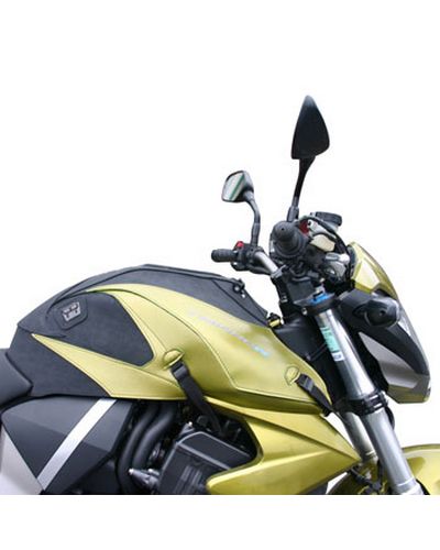 Protège Reservoir Moto Sur Mesure BAGSTER Honda CB 1000 R (série sp) 2009-10 vert olive-noir mat
