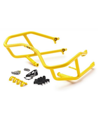 Caches Latéraux Moto BIHR Crash Bars BIHR jaune