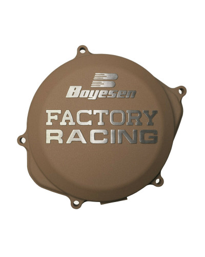 Plastiques Accessoires Moto BOYESEN Couvercle de carter d’embrayage BOYESEN Factory Racing alu couleur magnésium KTM SX-F250/350 Husqvar