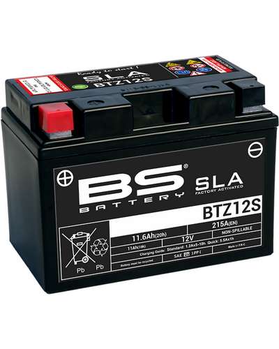 Batterie Moto BS BATTERY Batterie BS BTZ12S - SLA