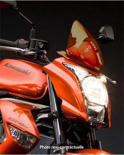 Saute Vent Moto Spécifique BULLSTER Kawasaki ER6 N 2009-10 MARRON FONCÉ
