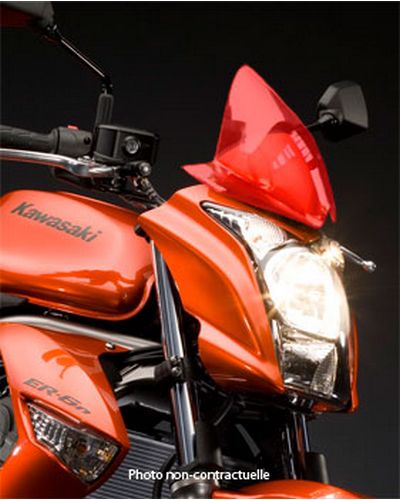 Saute Vent Moto Spécifique BULLSTER Kawasaki ER6 N 2009-10 ROUGE