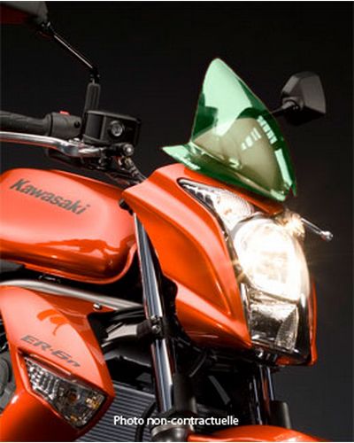 Saute Vent Moto Spécifique BULLSTER Kawasaki ER6 N 2009-10 VERT CLAIR