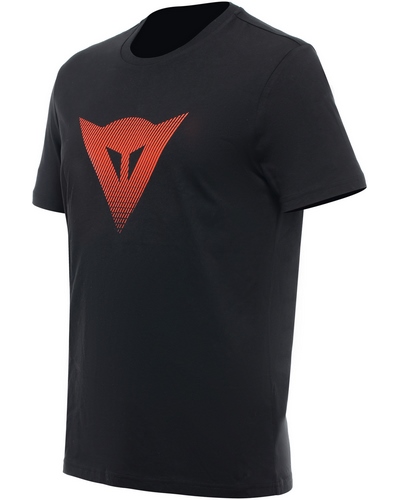 T-Shirt Moto DAINESE Logo Dainese noir-rouge