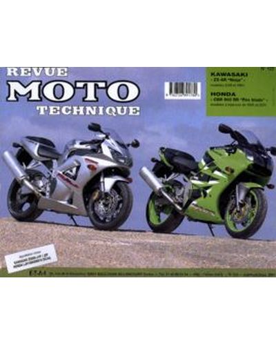 Revue Moto Technique ETAI 900RR CBR 2000-01/ZX6R 2000-01