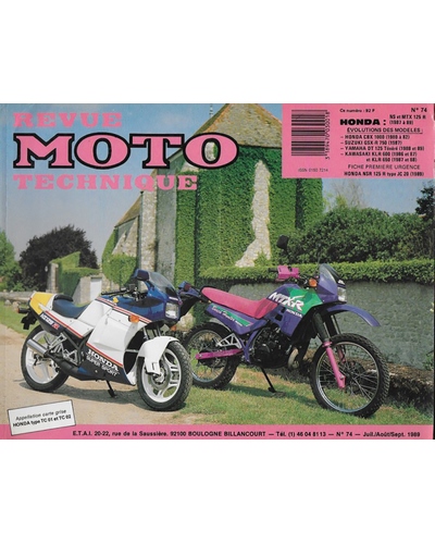 Revue Moto Technique ETAI NS 125R / MTX 125R 1987-89