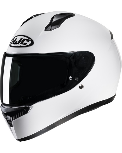 Casque Intégral Moto HJC C10 uni blanc