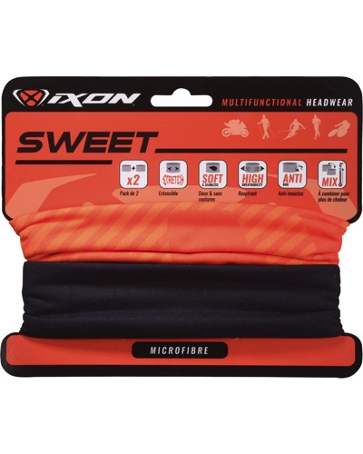 Tour de Cou Moto IXON Sweet Xlogo orange ou logo noir