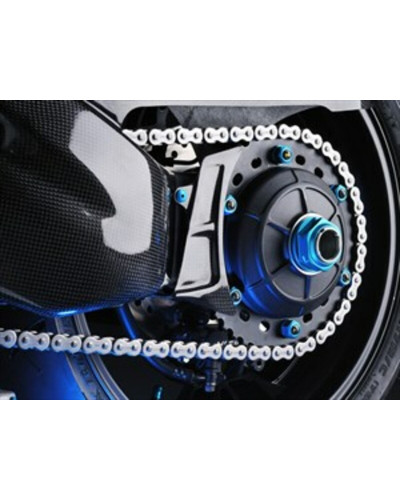 Protège Couronne Moto LIGHTECH Carter de couronne LIGHTECH carbone brillant Ducati Panigale