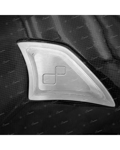 Plastiques Accessoires Moto LIGHTECH Protection de bras oscillant LIGHTECH carbone