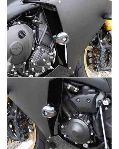 Tampon Protection Moto LSL KIT FIXATION CRASH PAD POUR YAMAHA YZF-R1 2009