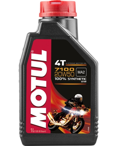 Huile 4 Temps Moto MOTUL 7100 20W50 4T 1 litre