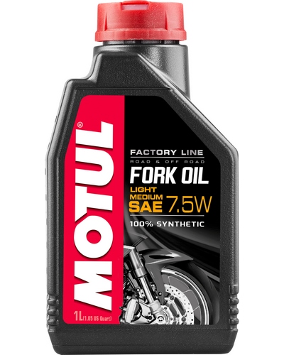 Lubrifiant Fourche Moto MOTUL Fourche Factory 7.5W Light/Medium 1 litre