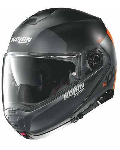 Casque Modulable Moto NOLAN N100.5 plus Distinctive noir-orange