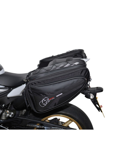 Top Case et Valise Moto Sans Platine OXFORD Sacoche arrière OXFORD T40R noir 40L