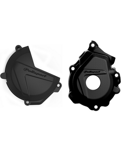 Plastiques Accessoires Moto POLISPORT kit protection de carter d'embrayage, d'allumage et de pompe à eau POLISPORT - KTM 250 / 350 XC-F /