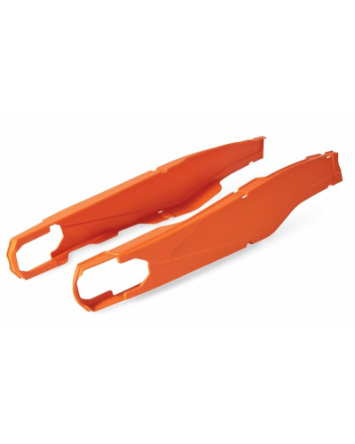 Plastiques Accessoires Moto POLISPORT Protection de bras oscillant POLISPORT orange KTM