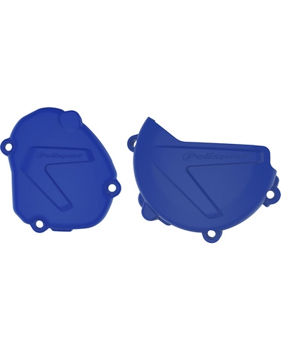 Plastiques Accessoires Moto POLISPORT Protections de carters d'embrayage et d'allumage POLISPORT bleu - Yamaha YZ125