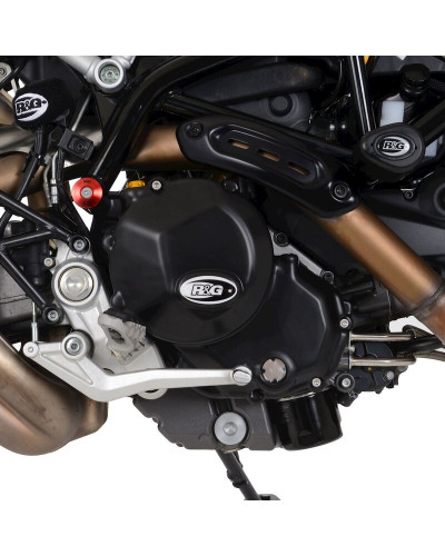 Protection Carter Moto RG RACING Couvre-carter droit R&G RACING - noir Ducati Hypermotard 950