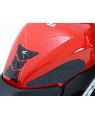 Stickers Réservoir Moto RG RACING Kit grip de réservoir R&G RACING 2 pièces noir Honda VFR800