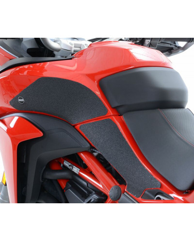 Stickers Réservoir Moto RG RACING Kit grip de réservoir R&G RACING 4 pièces noir Ducati 1200 Multistrada