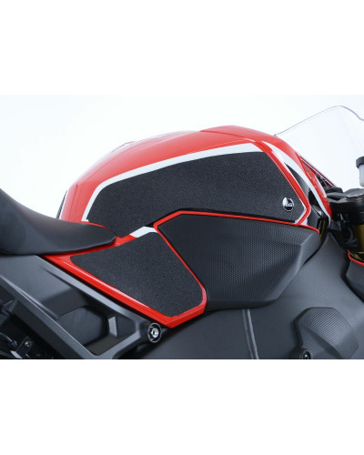 Stickers Réservoir Moto RG RACING Kit grip de réservoir R&G RACING translucide (4 pièces) Honda CBR1000RR