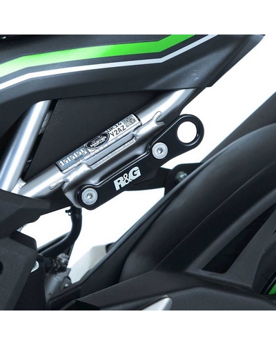 Sangle Moto R&G RACING Platines pour sangles R&G RACING noir Aprilia Shiver 900