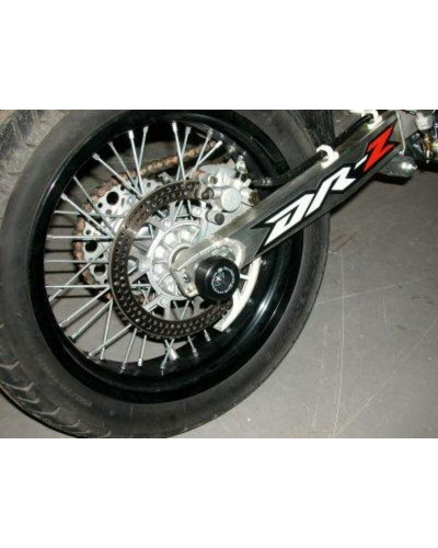 Tampon Protection Moto RG RACING Protection de bras oscillant R&G RACING noir Suzuki DR-Z400SM
