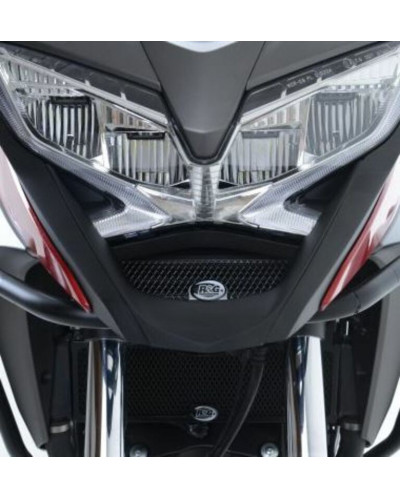 Protection Radiateur Moto RG RACING Protection de radiateur d'huile R&G RACING noir Honda VFR800X Crossrunner