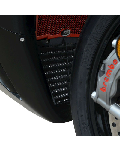 Protection Radiateur Moto R&G RACING Protection de radiateur d'huile R&G RACING rouge Honda CBR1000RR-R Fireblade