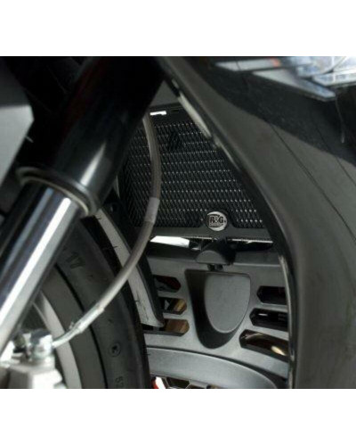Protection Radiateur Moto RG RACING Protection de radiateur (huile) R&G RACING noir Suzuki GSF650S/N Bandit