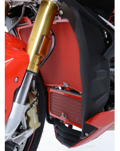Protection Radiateur Moto RG RACING Protection de radiateur R&G RACING alu noir BMW S1000R