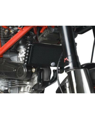 Protection Radiateur Moto RG RACING Protection de radiateur R&G RACING noir Ducati Hypermotard S