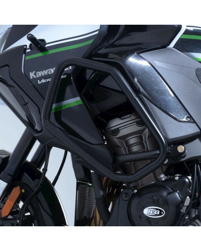 Caches Latéraux Moto R&G RACING Protection latérales R&G RACING noir Kawasaki Versys 1000