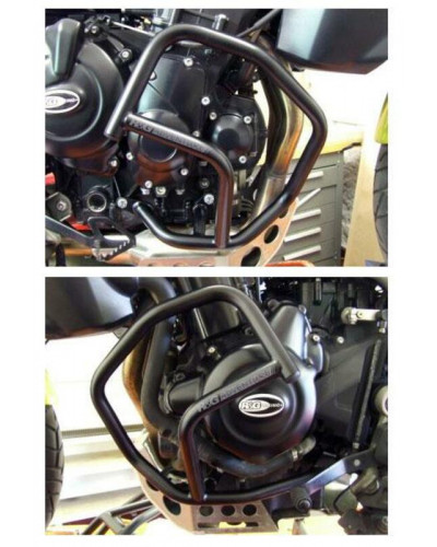 Caches Latéraux Moto R&G RACING Protection latérales R&G RACING noir Triumph Tiger 800