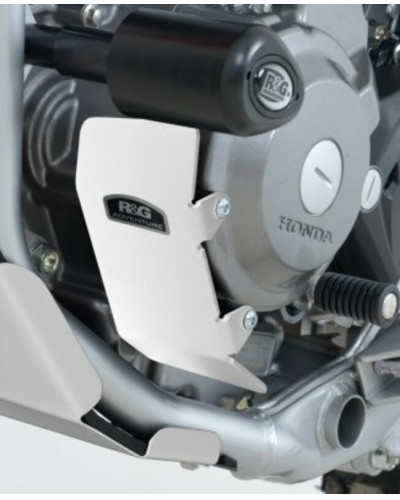 Caches Latéraux Moto R&G RACING Protection moteur gauche R&G RACING alu argent Honda CRF250M/250L