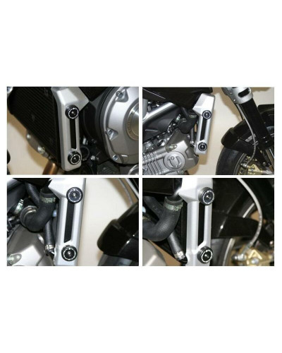 Protection Radiateur Moto RG RACING Sliders de radiateur R&G RACING noir Aprilia Mana 850