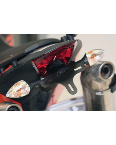 Support Plaque Immatriculation Moto R&G RACING Support de plaque R&G RACING noir KTM 690 Duke/Supermoto