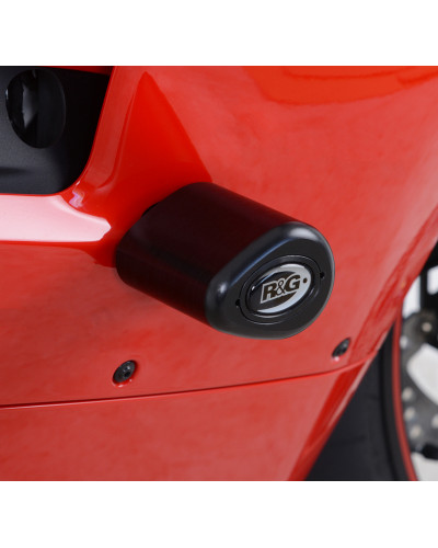 Tampon Protection Moto RG RACING Tampons de protection R&G RACING Aero noir Ducati Panigale V4