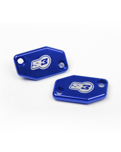 Couvercle Maitre Cylindre Moto S3 Couvercle de maître-cylindre embrayage S3 bleu Braktec