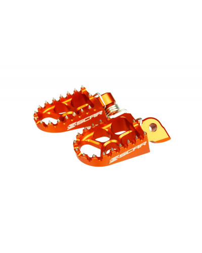 Repose Pieds Moto SCAR Repose-pieds SCAR Evo orange