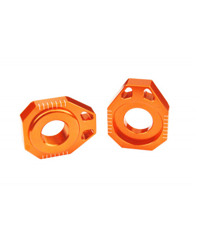 Tendeur Chaine Moto SCAR Tendeur de chaîne SCAR orange KTM