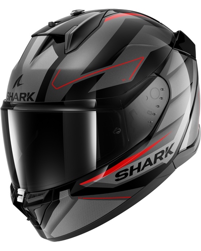 Casque Intégral Moto SHARK D-Skwal 3 Sizler noir-rouge