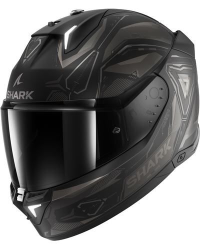 Casque Intégral Moto SHARK Skwal i3 LED Linik noir-gris